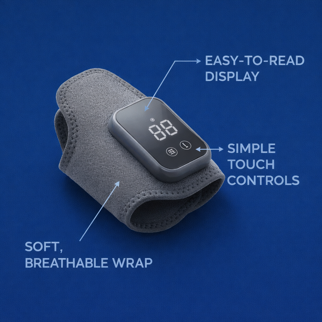 Orthisa™ Smart Ankle Recovery Wrap — Comfort & Recovery at Home