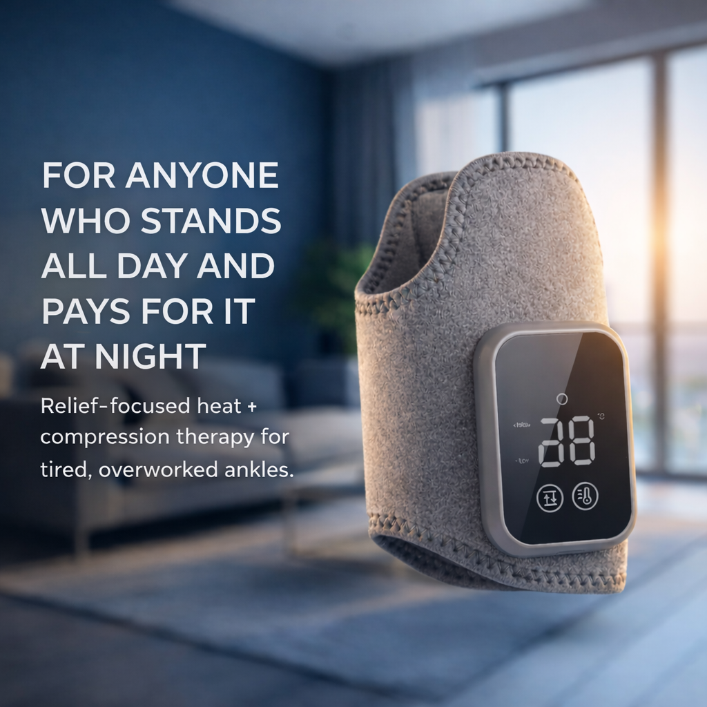 Orthisa™ Smart Ankle Recovery Wrap — Comfort & Recovery at Home