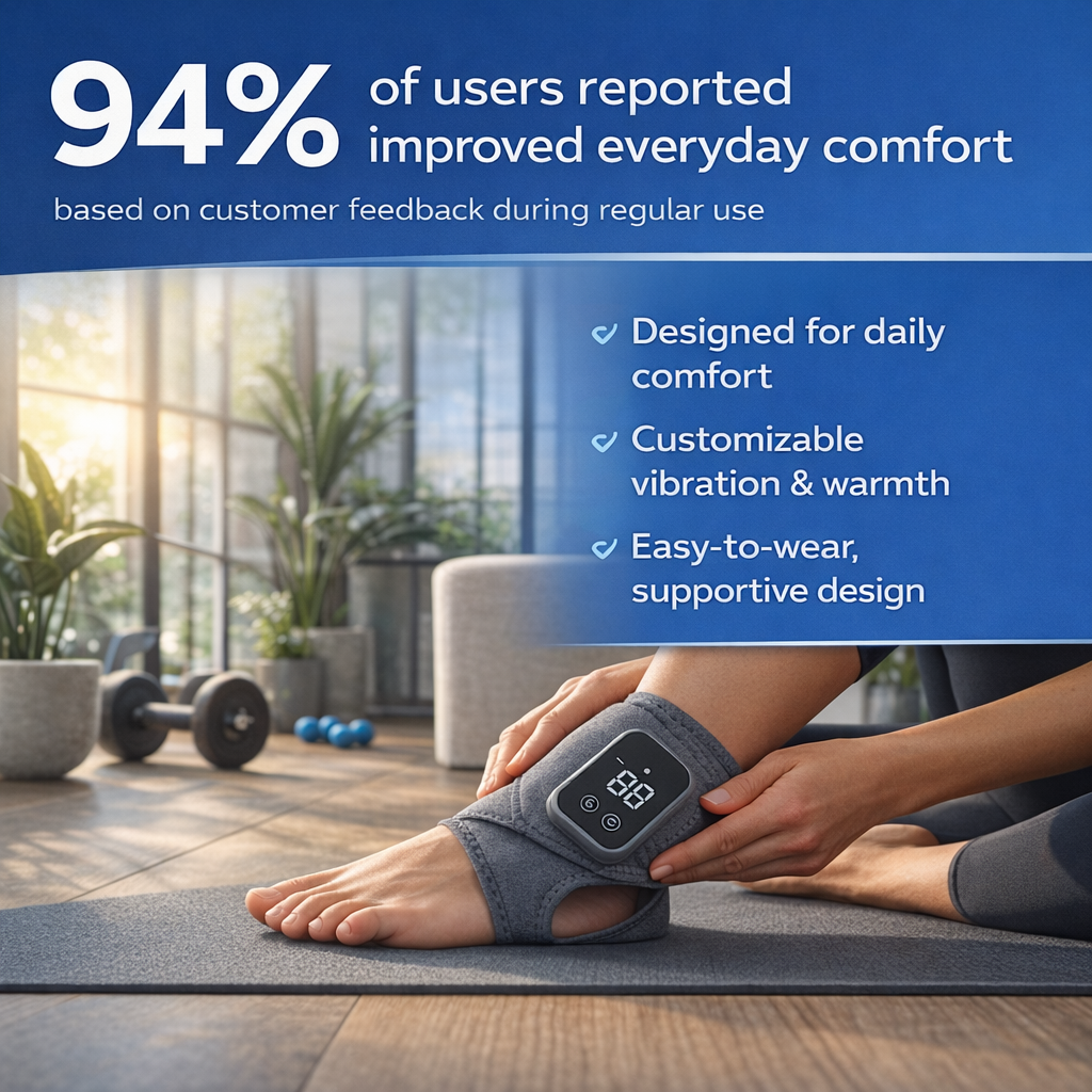 Orthisa™ Smart Ankle Recovery Wrap — Comfort & Recovery at Home